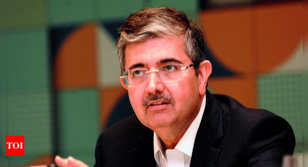 GenNext less focused on building companies: Uday Kotak - The Times of India