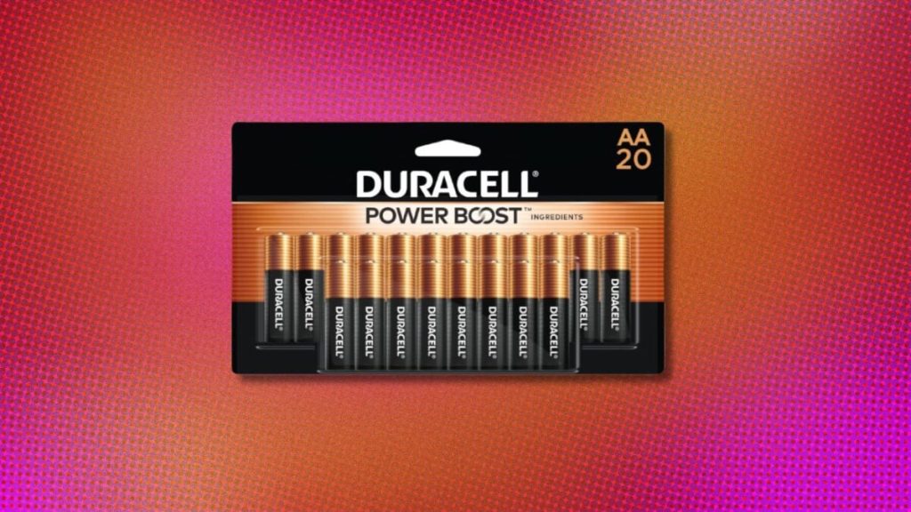 Stock up on Duracell AA batteries while they're close to half off