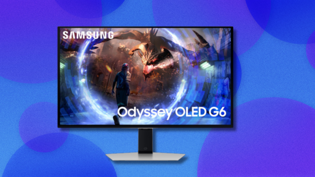 Upgrade your gaming PC with $350 off the Samsung Odyssey OLED G6 gaming monitor