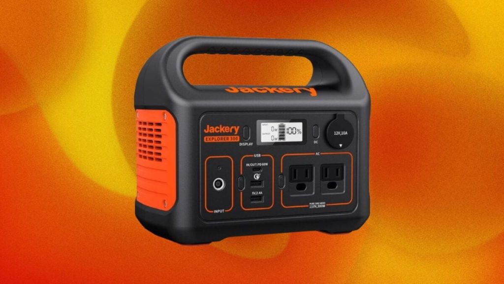 Grab the Jackery Explorer 300 power station for $90 off and get guaranteed charge on the go