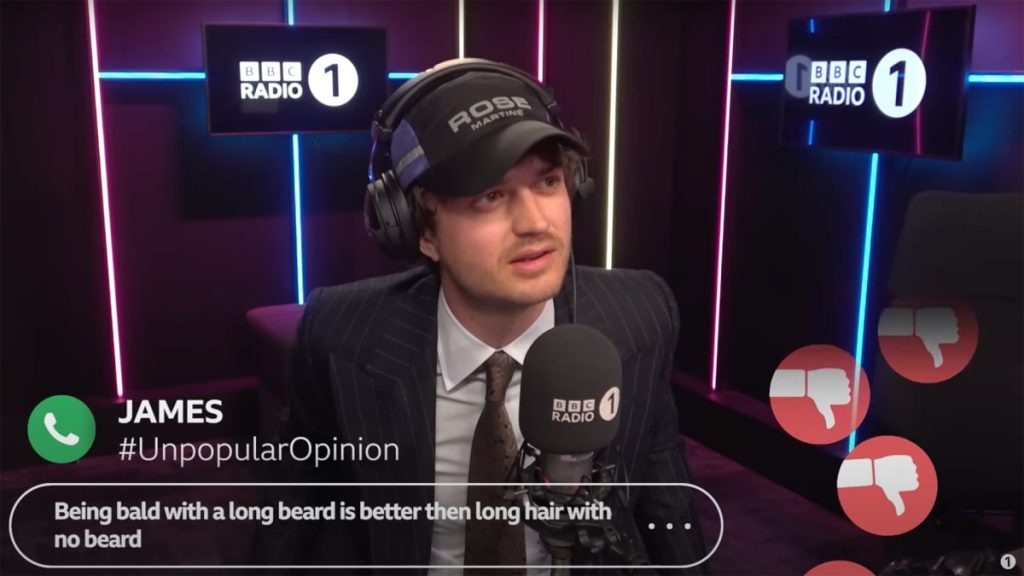 Joe Keery discussing unpopular opinions with radio callers is a fun watch