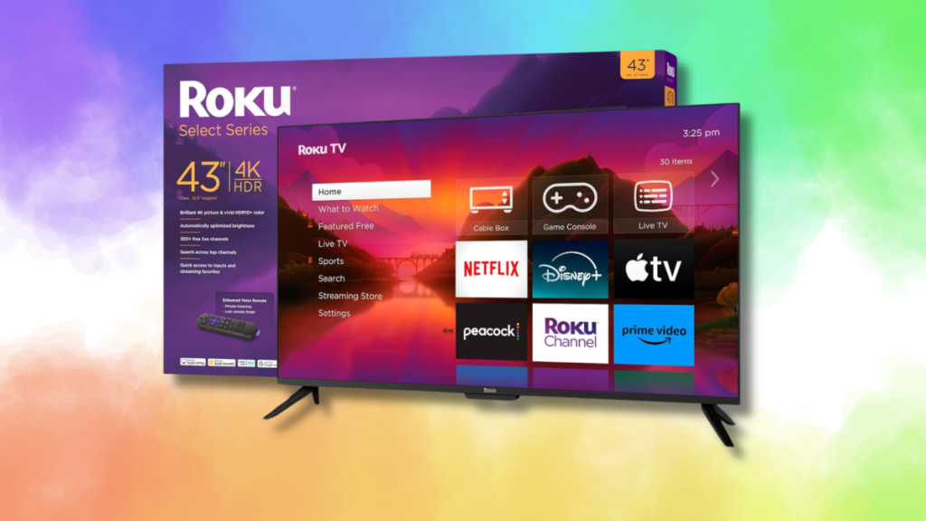 Snag a 43-inch Roku smart TV for 21% off at Amazon